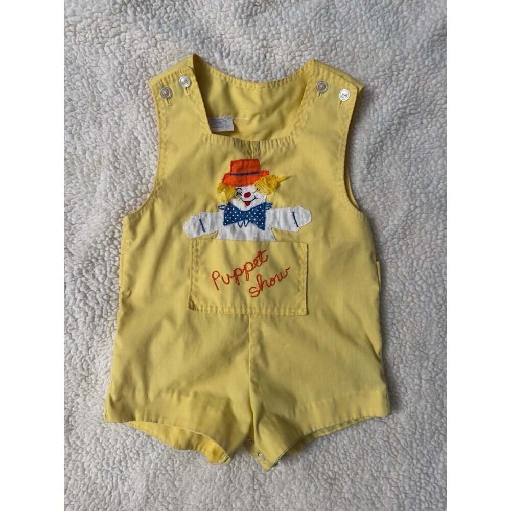 Amazing vintage puppet clown romper